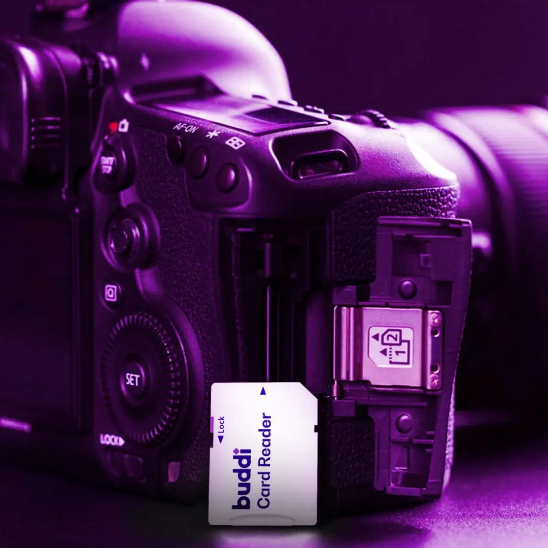 Buddi MicroSDXC 64GB - Wit