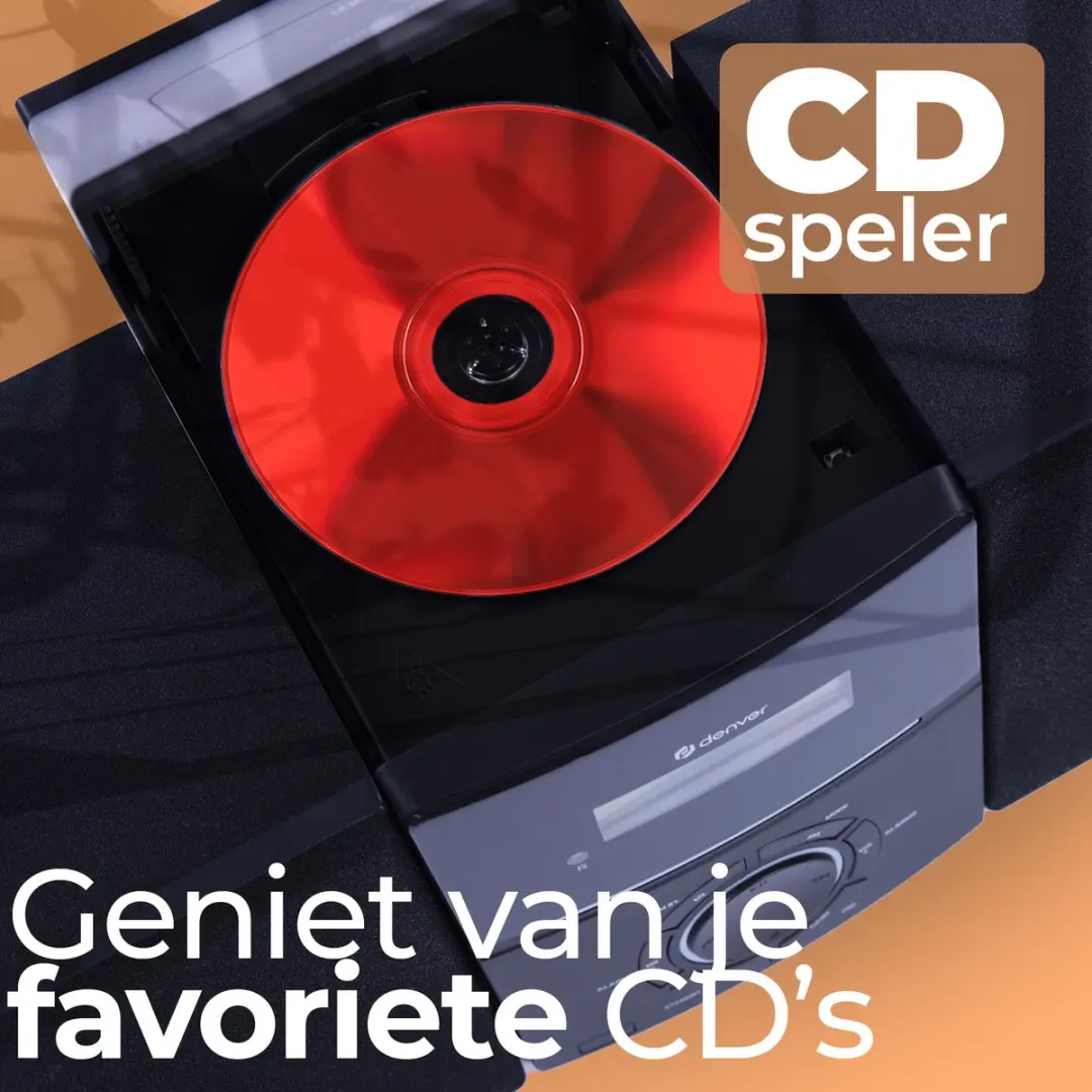 Denver DAB Radio CD Speler MDA285 - Zwart