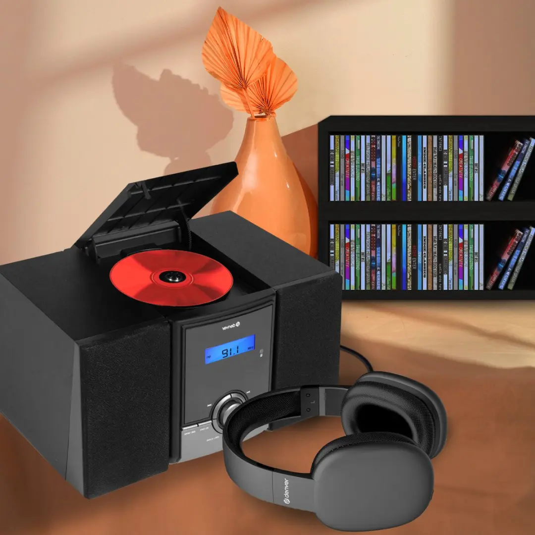 Denver DAB Radio CD Speler MDA285 - Zwart - afbeelding 6 van 6