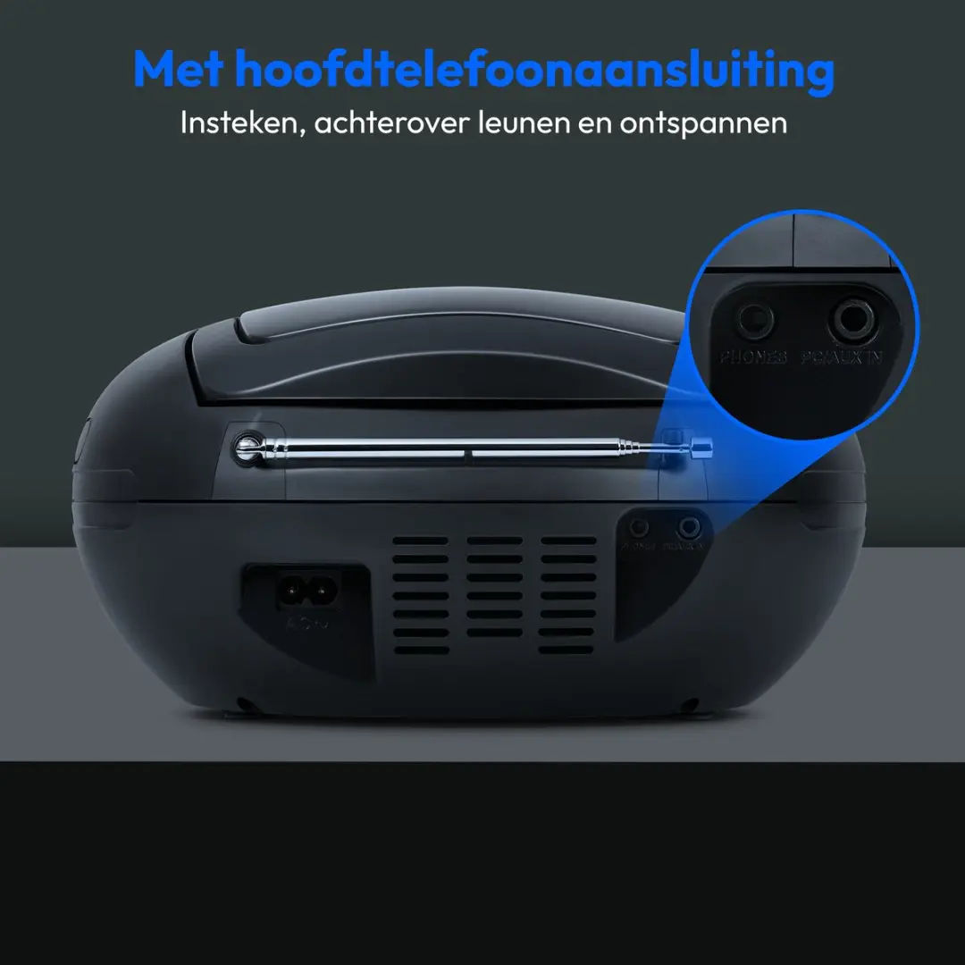 Medion E65711 Boombox - 24W - Zwart - afbeelding 6 van 6