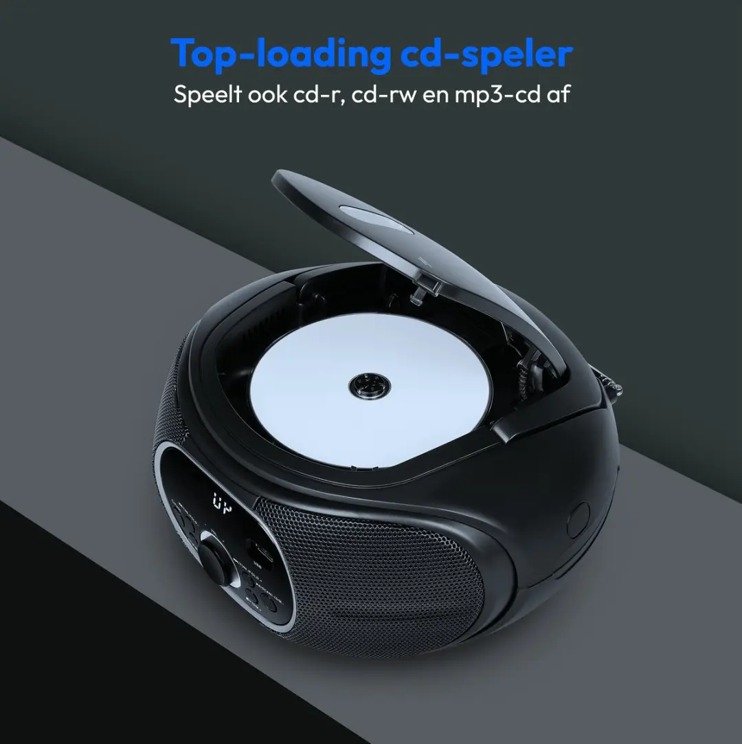 Medion E65711 Boombox - 24W - Zwart