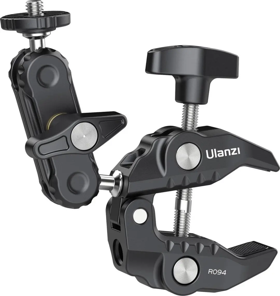 Ulanzi R094 Super Clamp Statiefklem - 6cm - 3/8" - Zwart