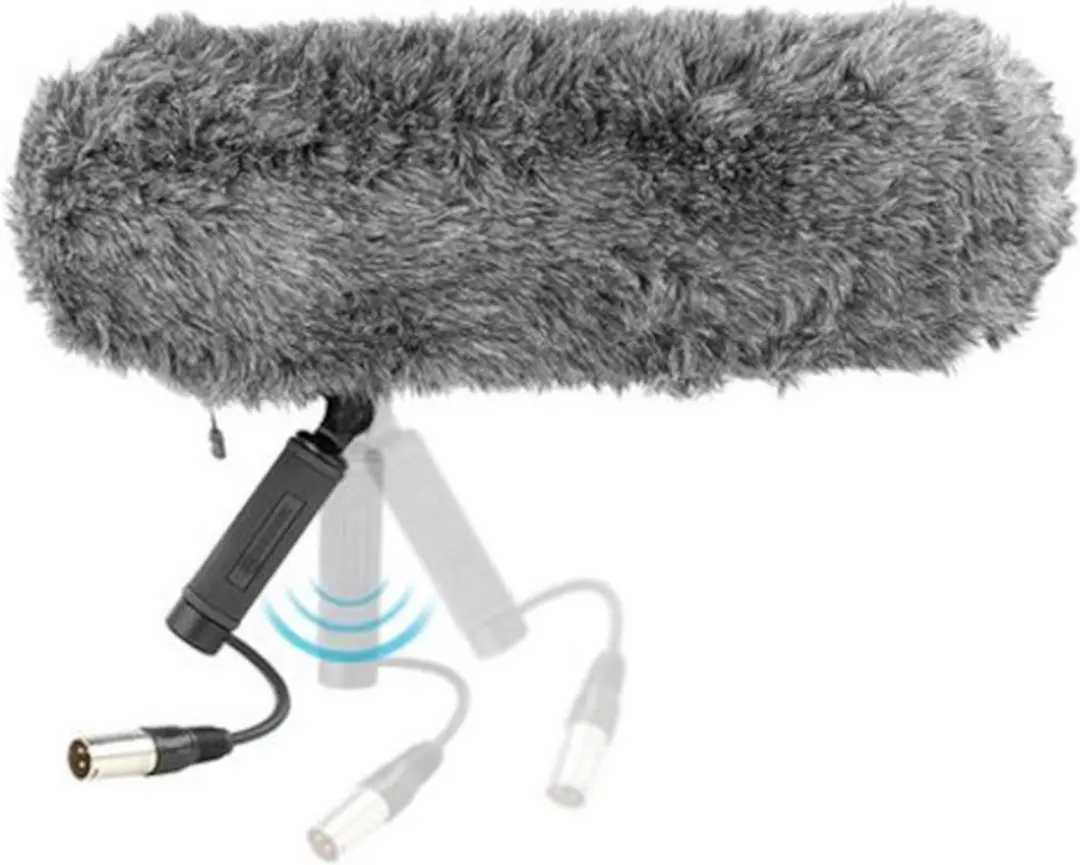 Boya By-ws1000 Windkap Anti-shock Microfoon - Zwart