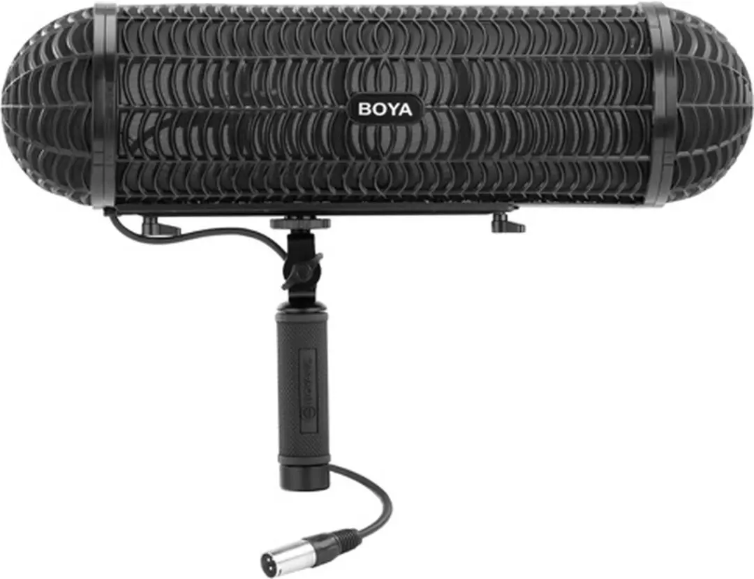 Boya By-ws1000 Windkap Anti-shock Microfoon - Zwart