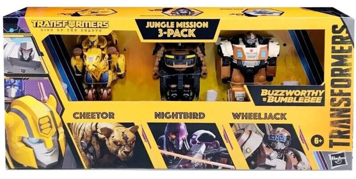 Transformers Rise of the Beasts Jungle Mission 1 (3pack)