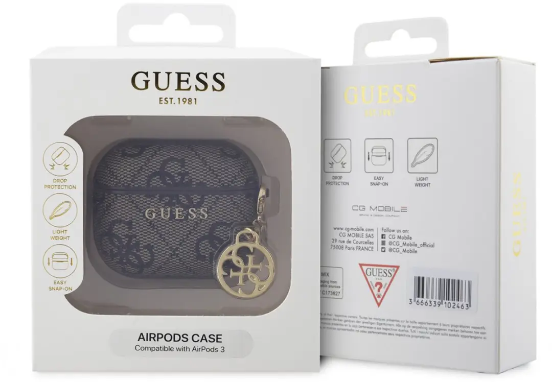 GUESS AirPods Case 3666339214210 - Bruin