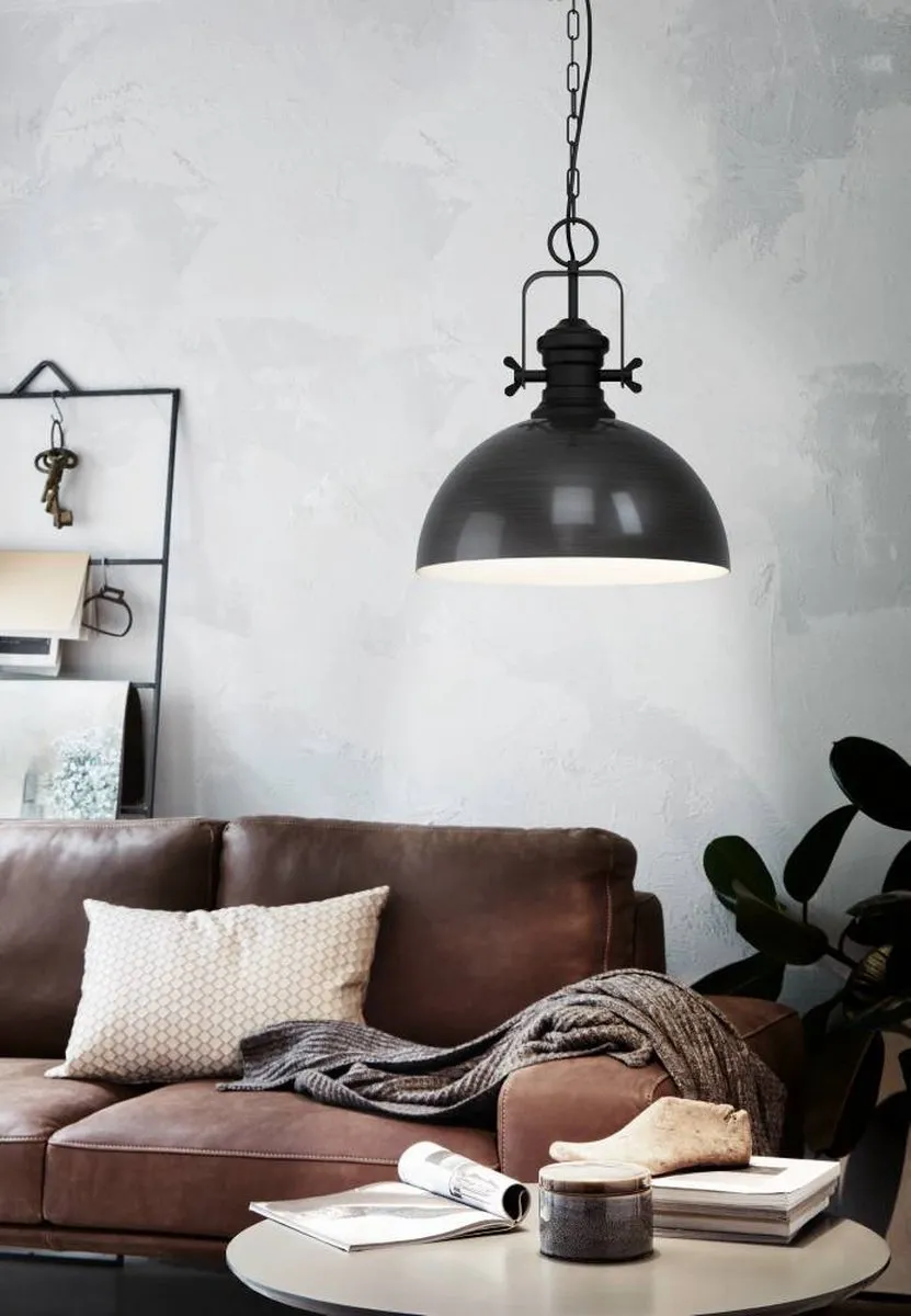 Eglo Combiwich Hanglamp - Crème/Zwart - afbeelding 2 van 4