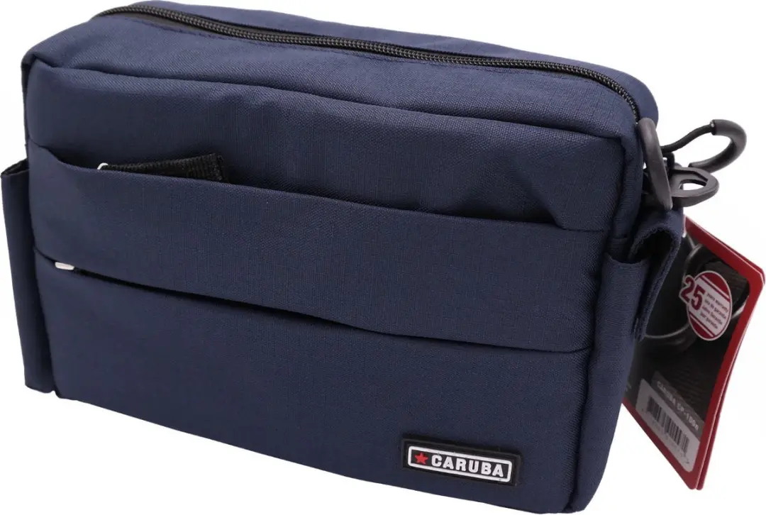 Caruba Compex 100 Schoudertas - Systeemcamera - 2 Lenzen - Blauw