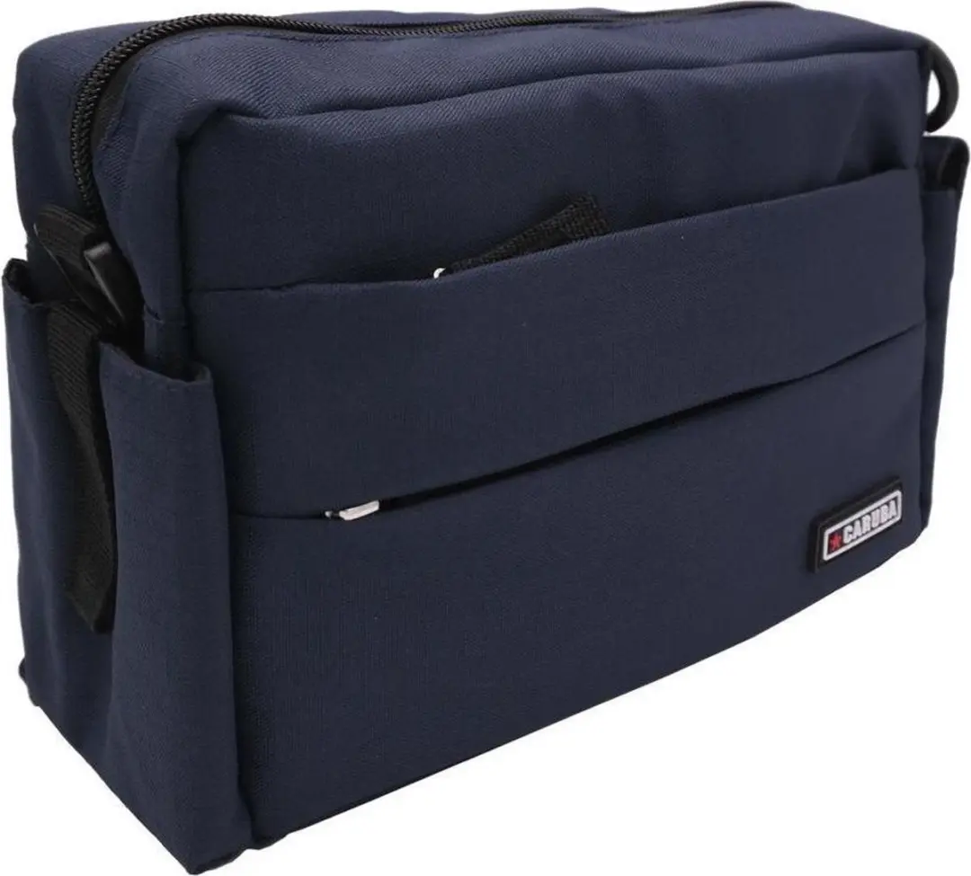 Caruba Compex 100 Schoudertas - Systeemcamera - 2 Lenzen - Blauw