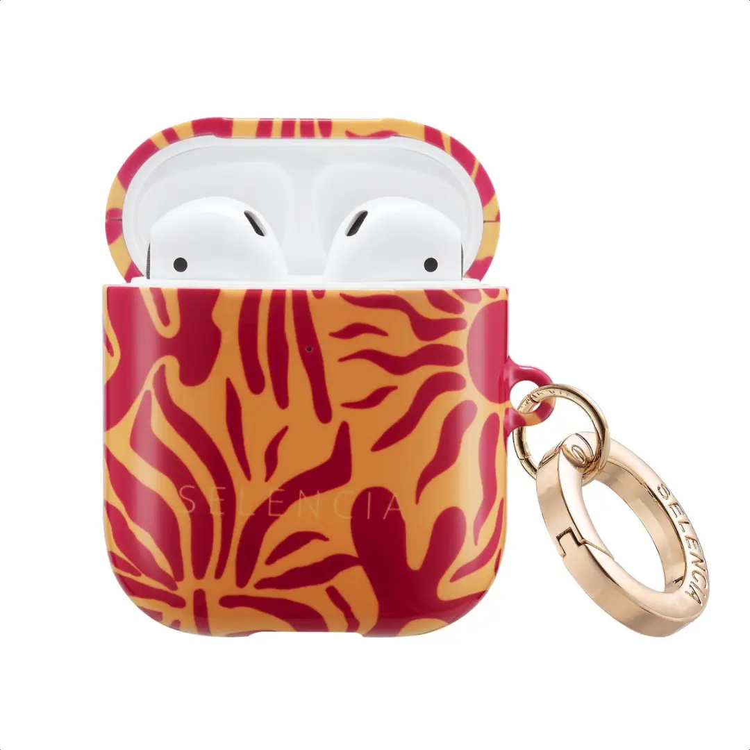 Selencia Hoesje AirPods Pro 3 Tropical Vibes Apricot SH00084315