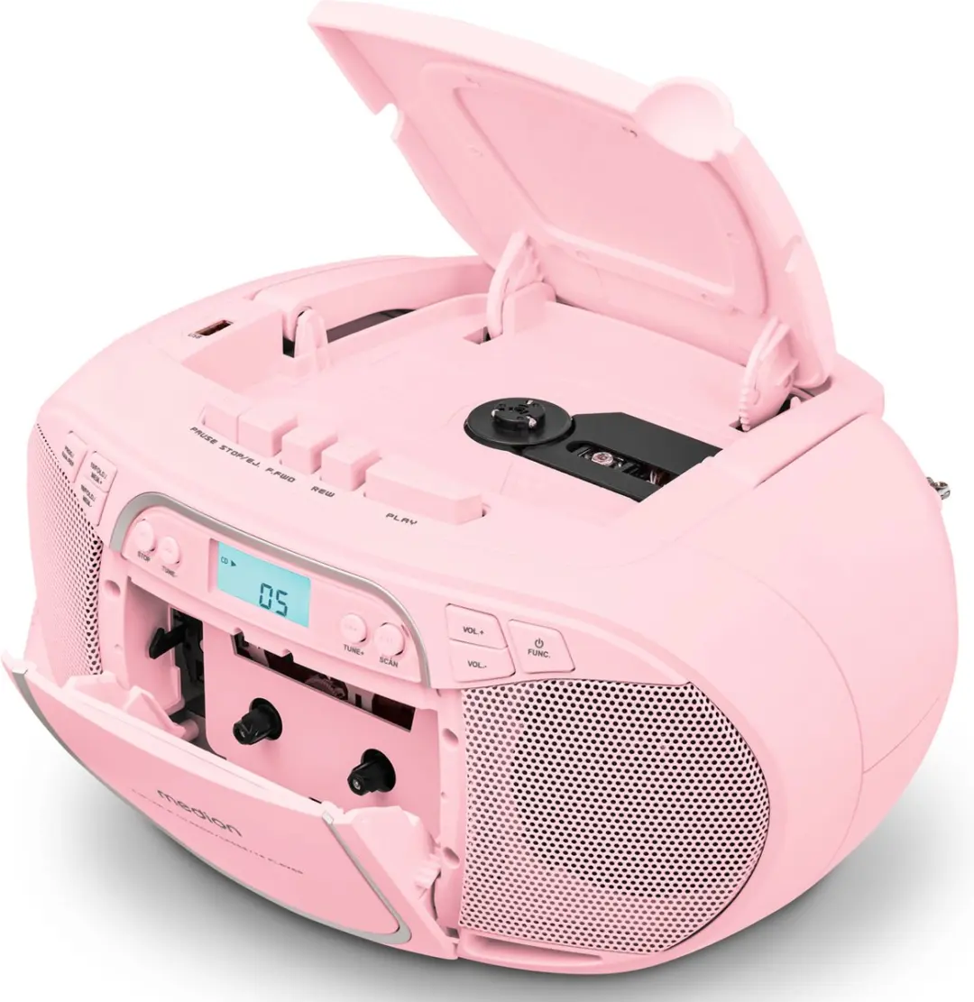 Medion MD44176 Boombox - 22W - Roze