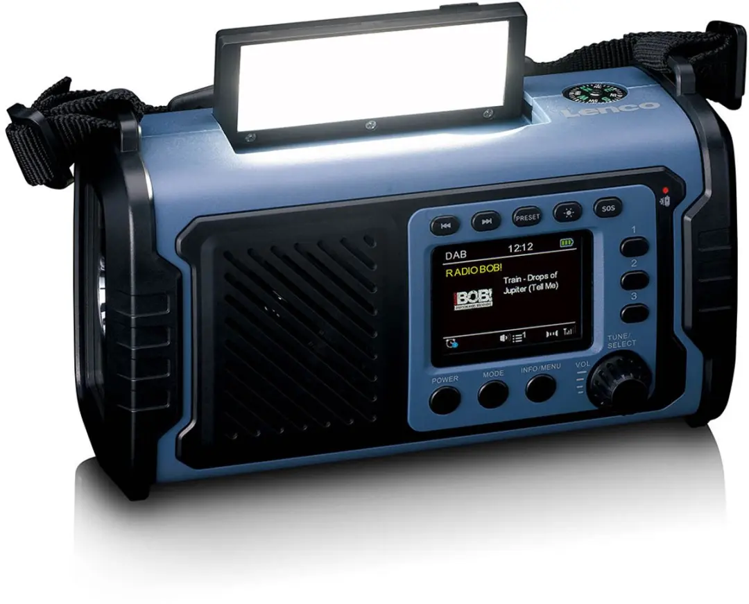 Lenco PDR-255BU Noodradio - Blauw - 20.000mAh