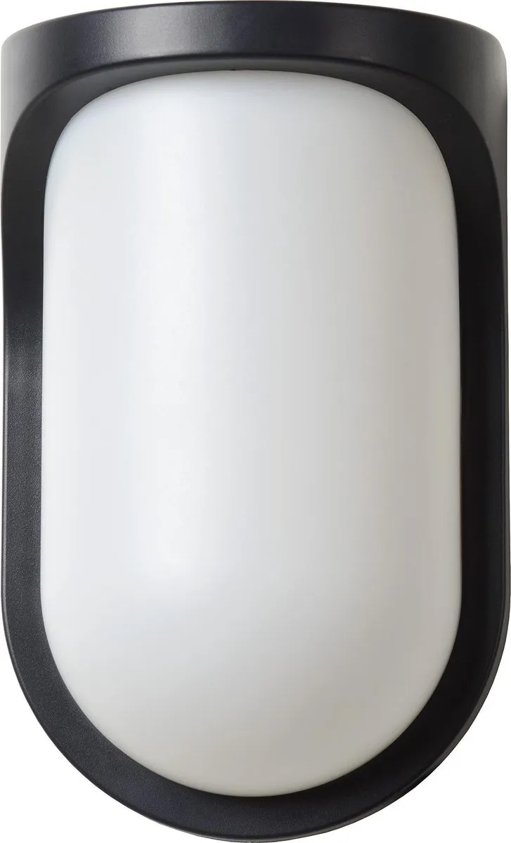 Lucide LUGO Wandlamp Buiten LED 8W 3000K - IP44 - Zwart