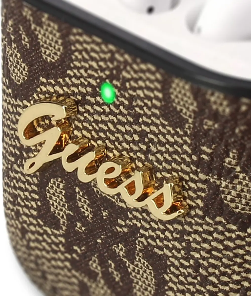 Guess GUA24GSMW AirPods Hoesje - Bruin