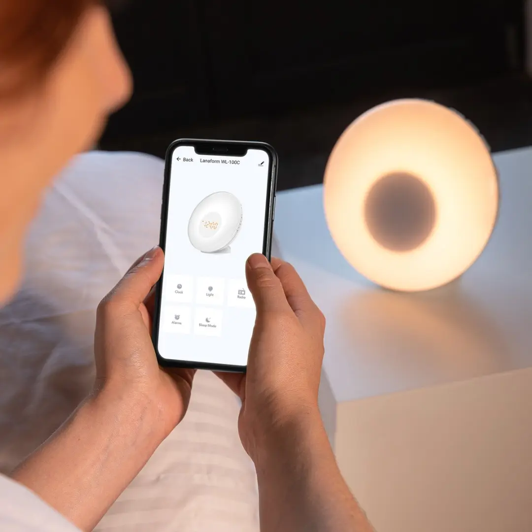 Lanaform WL-100C Wake Up Light - Zonsopgang/Zonsondergang Simulatie