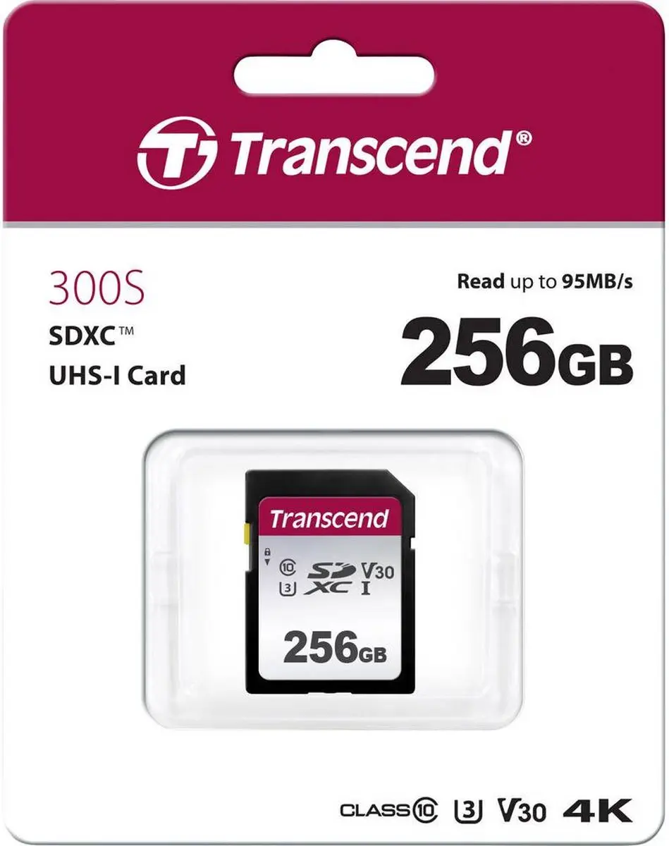 Transcend Premium 300S SDXC 256GB - UHS-I U3 V30