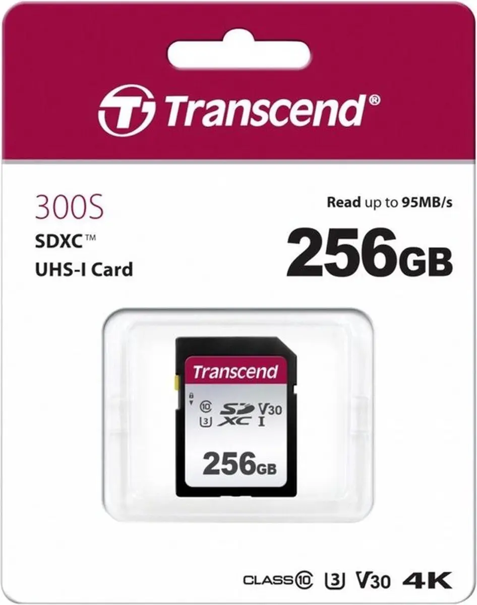 Transcend Premium 300S SDXC 256GB - UHS-I U3 V30