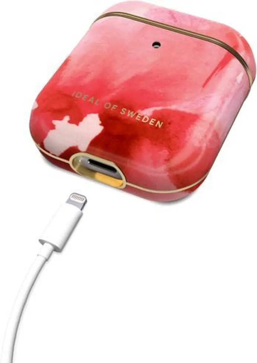 iDeal of Sweden AirPods Case IDFAPCSS21-260 - Coral Blush Marble