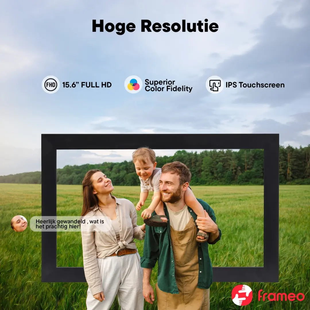 Denver PFF1501B Digitale Fotolijst 15.6" - Full HD - 16GB - Zwart - afbeelding 6 van 6