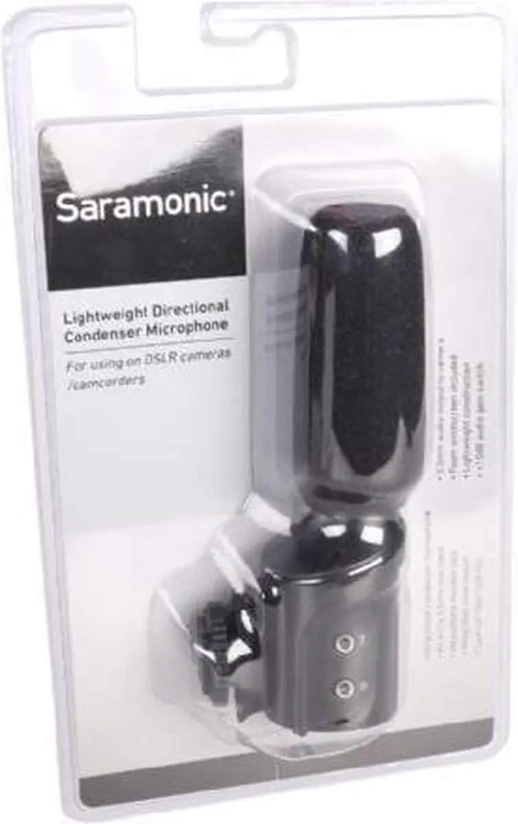 Saramonic SR-M3 Condensator Microfoon - Zwart