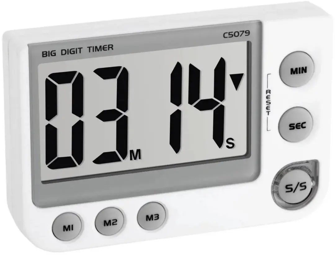 TFA Dostmann C5079 Timer - Wit - 2x AAA