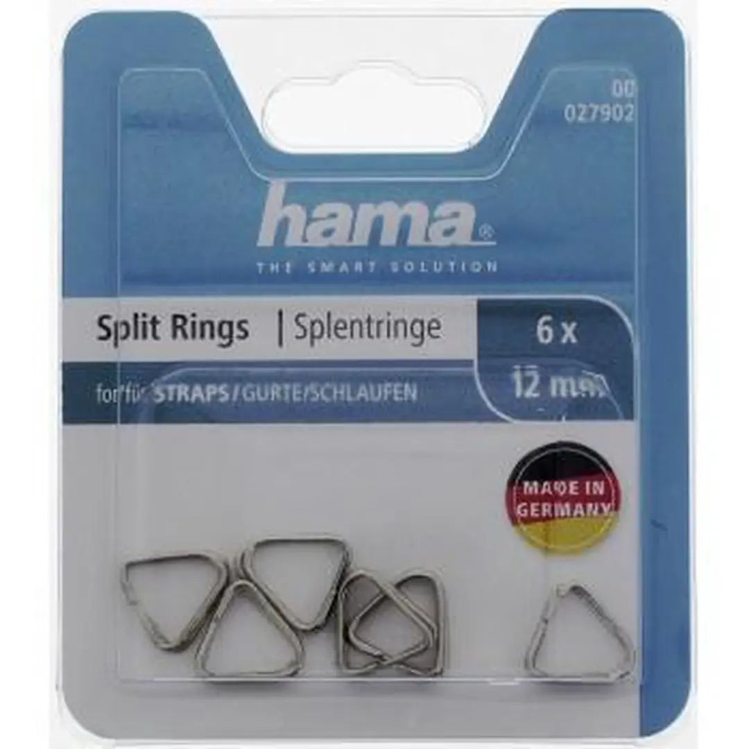 Hama Split Rings 6 Stuks - S - Zilver - afbeelding 2 van 2