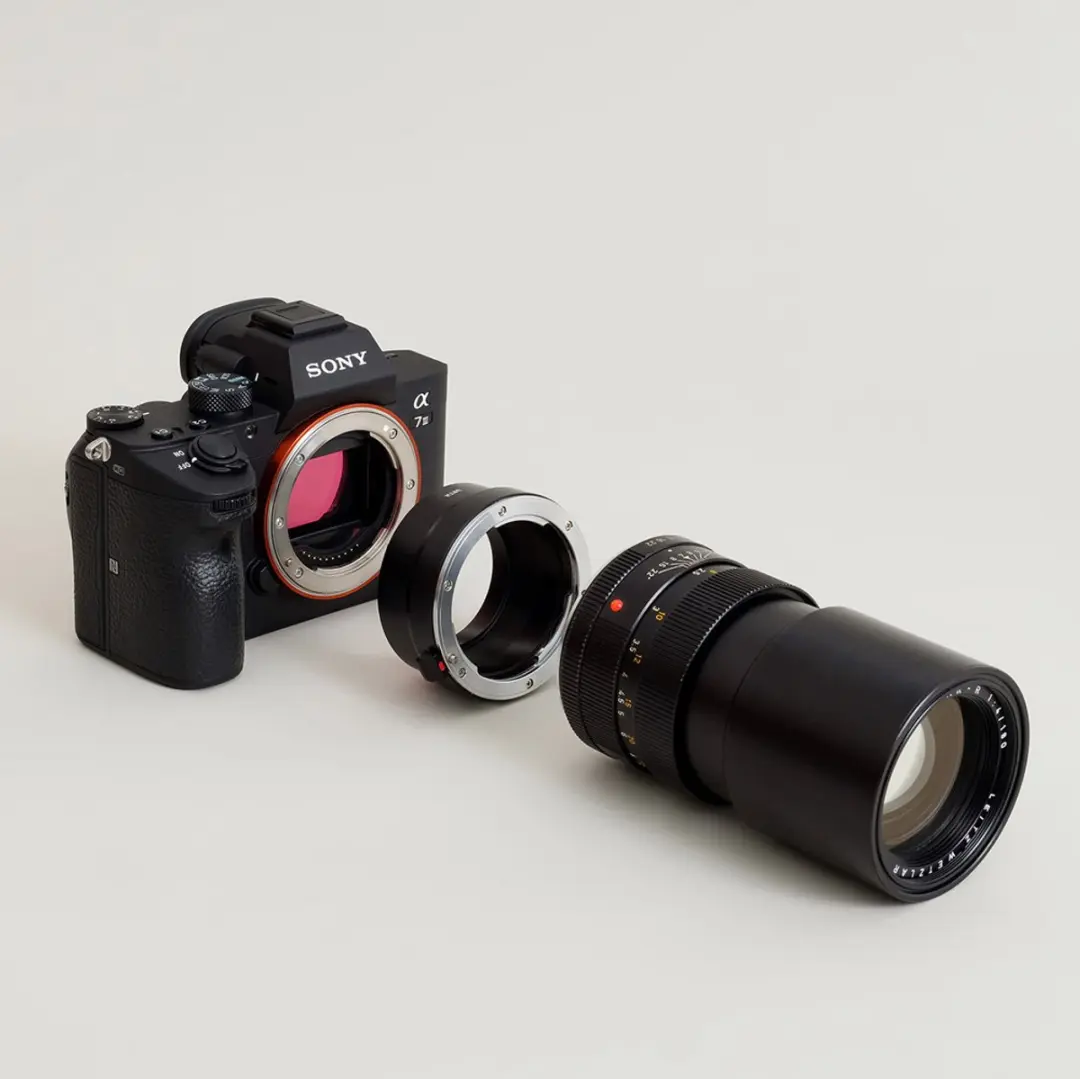 Urth D238791 Lens Mount Adapter Leica R naar Sony E - Zwart