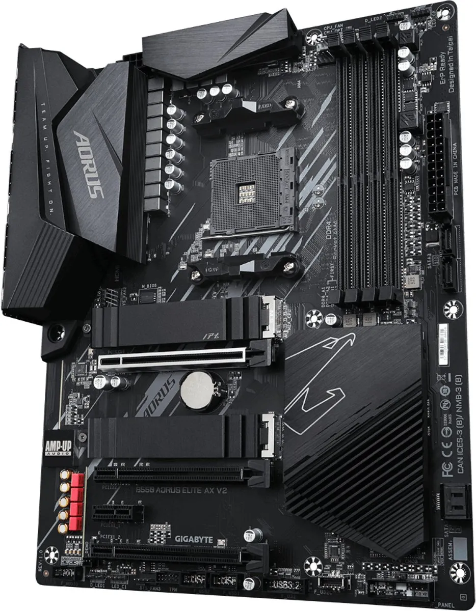 Gigabyte B550 AORUS ELITE AX V2 Moederbord - ATX