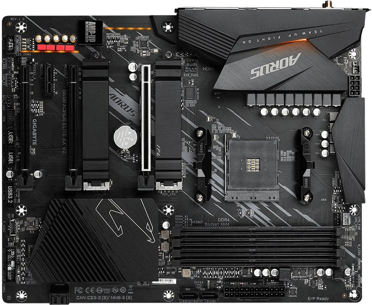 Gigabyte B550 AORUS ELITE AX V2 Moederbord - ATX