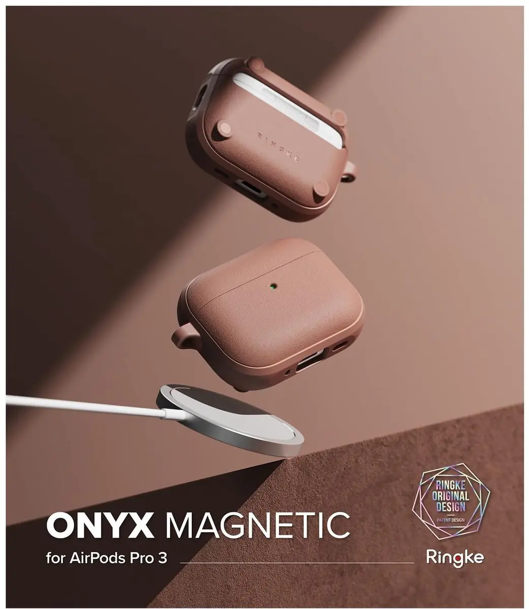 Ringke Onyx Magnetic Hoesje Apple AirPods Pro 3 - Roze