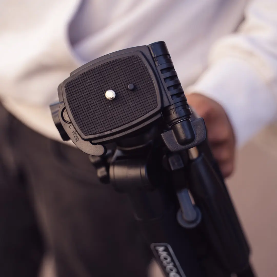 MOJOGEAR Statiefplaat MG-24-PLAAT - Zwart