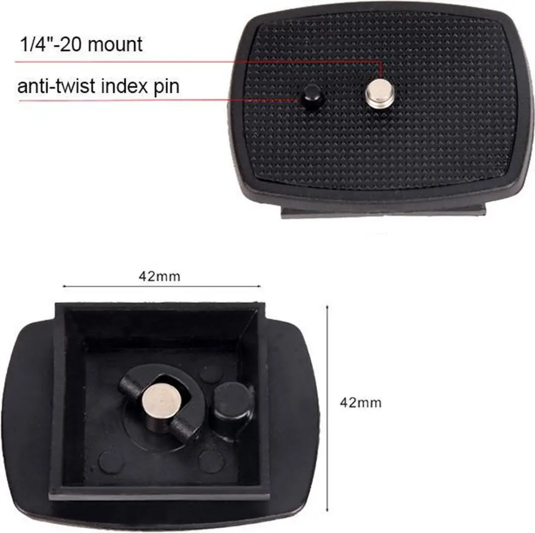MOJOGEAR Statiefplaat MG-24-PLAAT - Zwart
