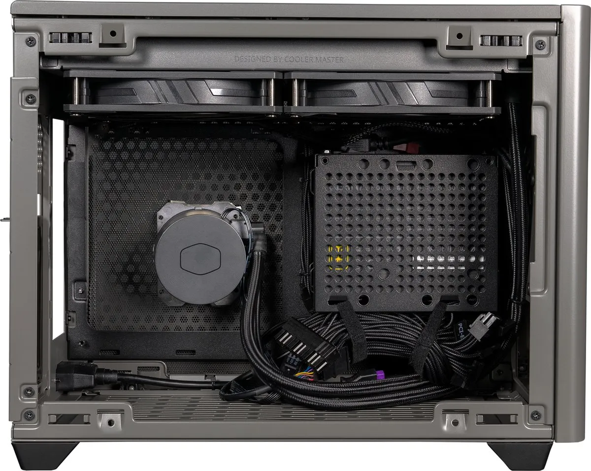 Cooler Master NR200P MAX SFF PC-Case - 850W - Zwart/Grijs