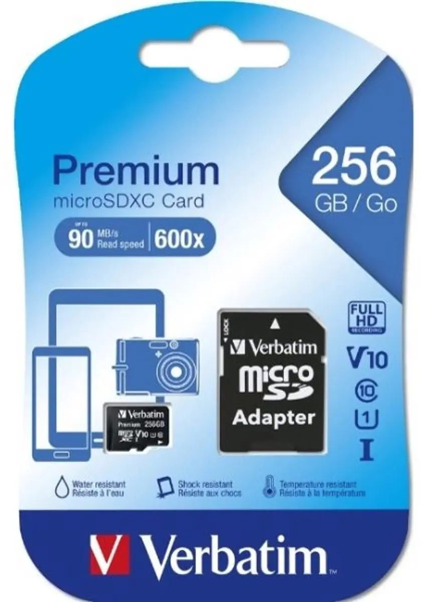 Verbatim microSDHC 32GB Class 10 - 44013
