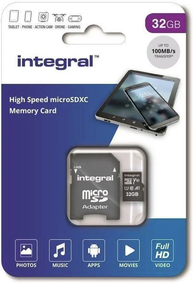 Integral INMSDH32G-100V10 Geheugenkaart 32GB