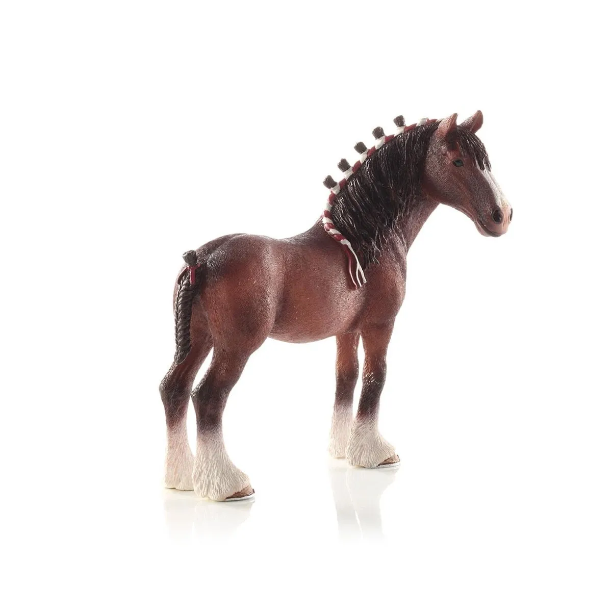 Schleich Clydesdale Hengst Speelgoedpaard 39013808 - Wit