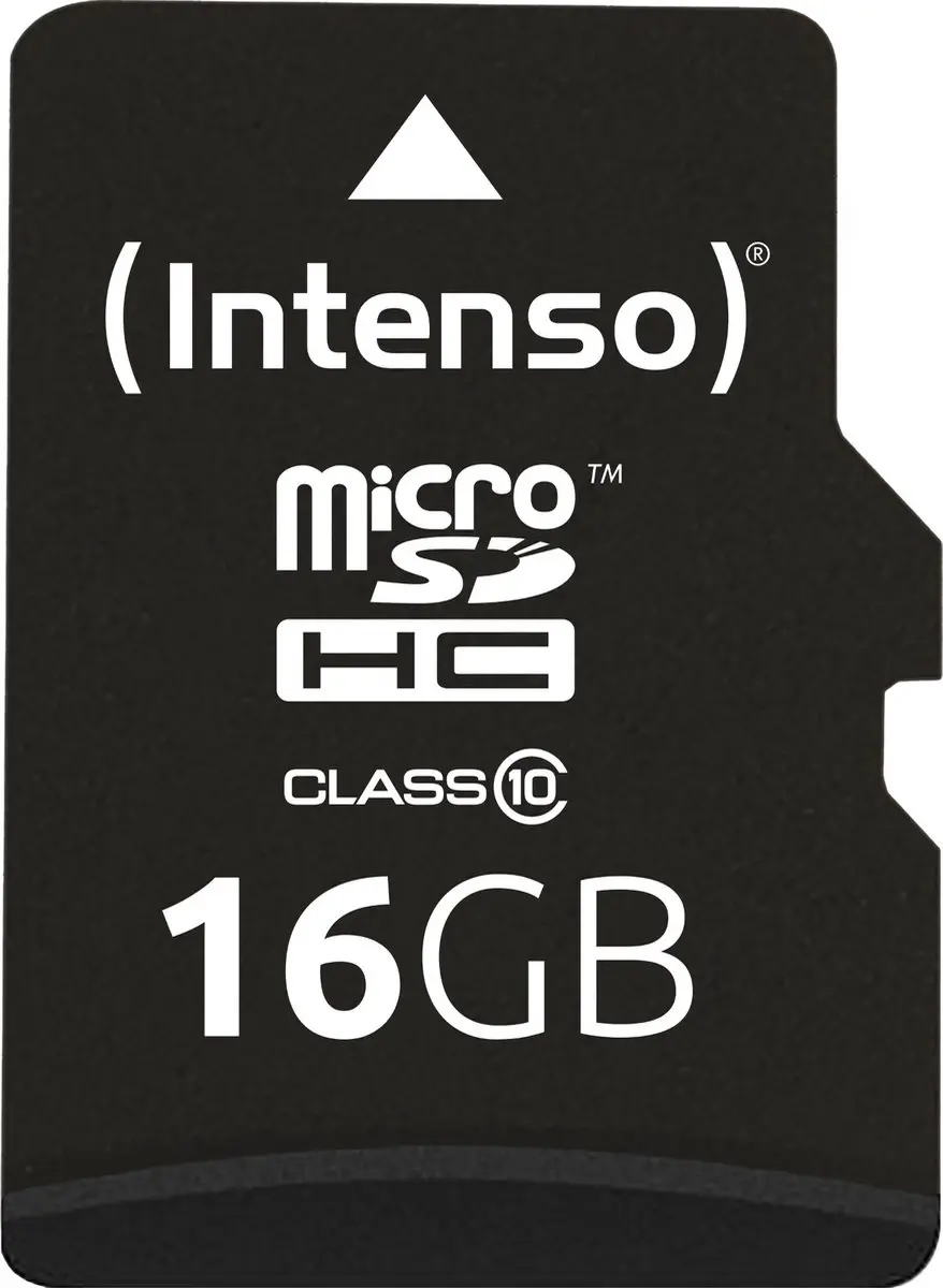 Intenso 16GB MicroSDHC Geheugenkaart Class 10