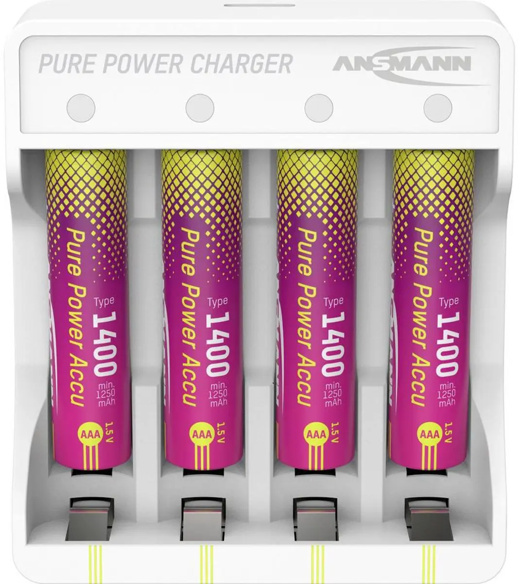 Ansmann Pure Power Set AAA Li-ion 1250mAh