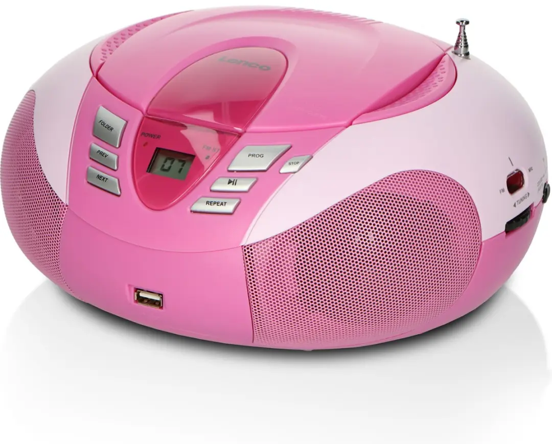 Lenco SCD-37 Draagbare Radio CD-speler
