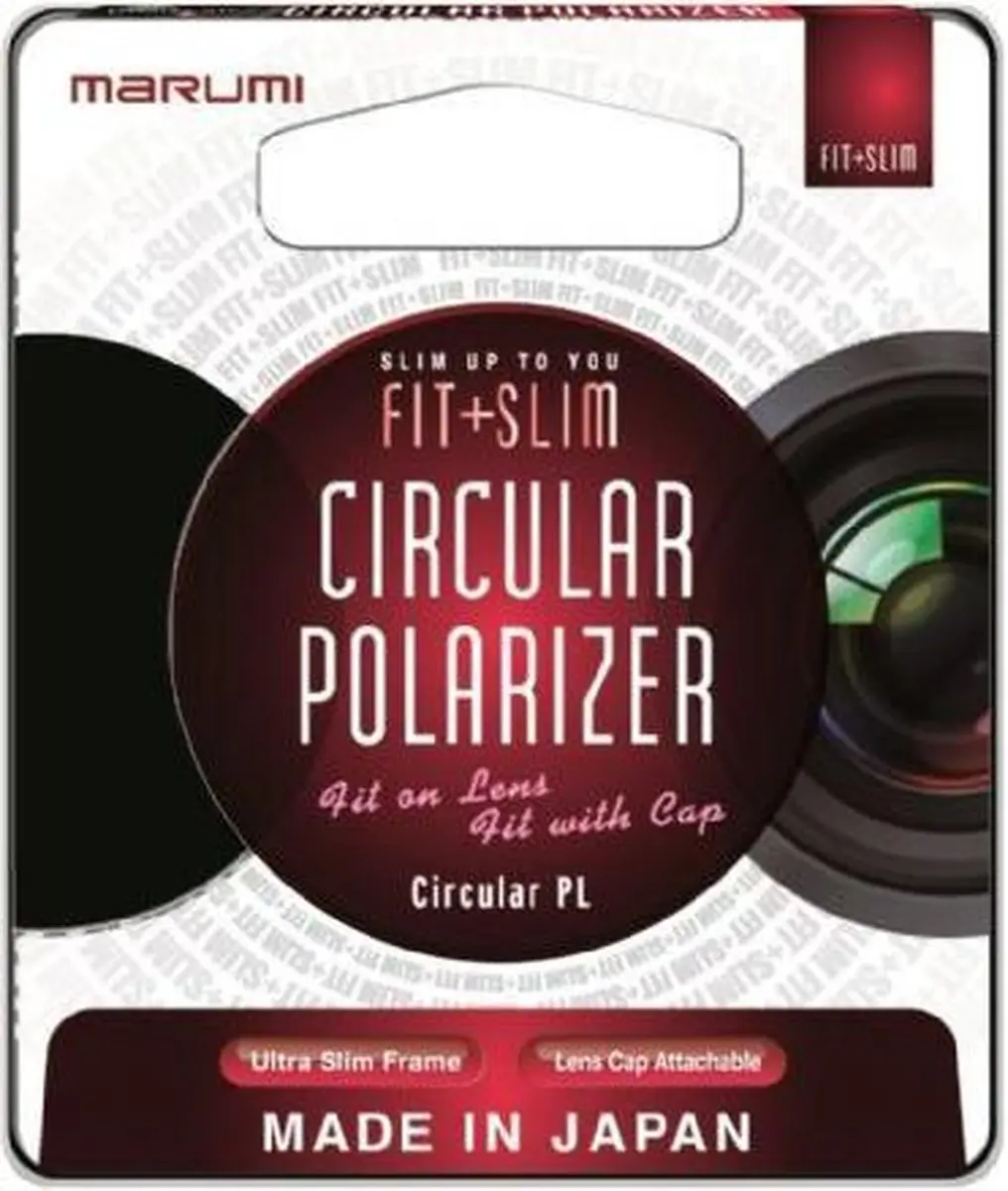 Marumi Slim Fit Circulaire Polarisatiefilter 67mm - Zwart