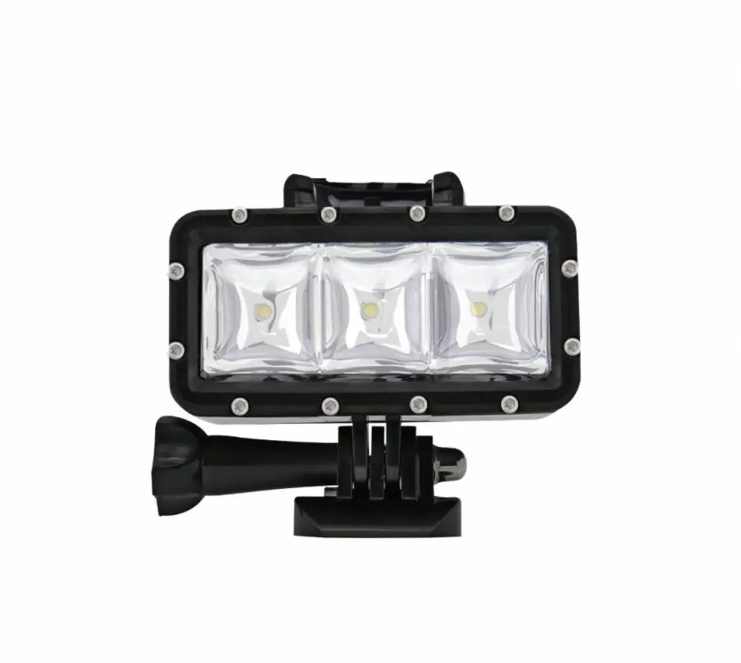Bresser LED-lamp voor Action Cam - 3 LED's - 5600K - Zwart