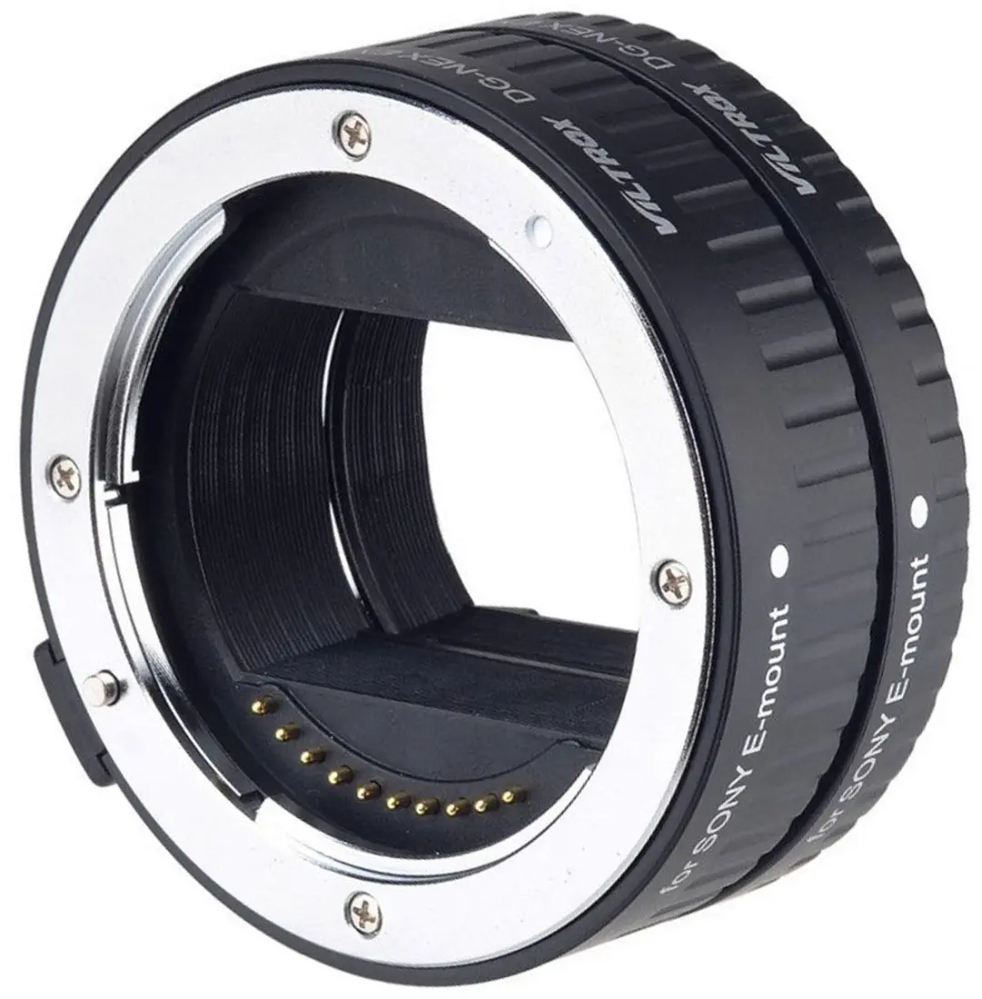 Viltrox DG-NEX Automatic Tussenring Set - 10mm & 16mm - Zwart