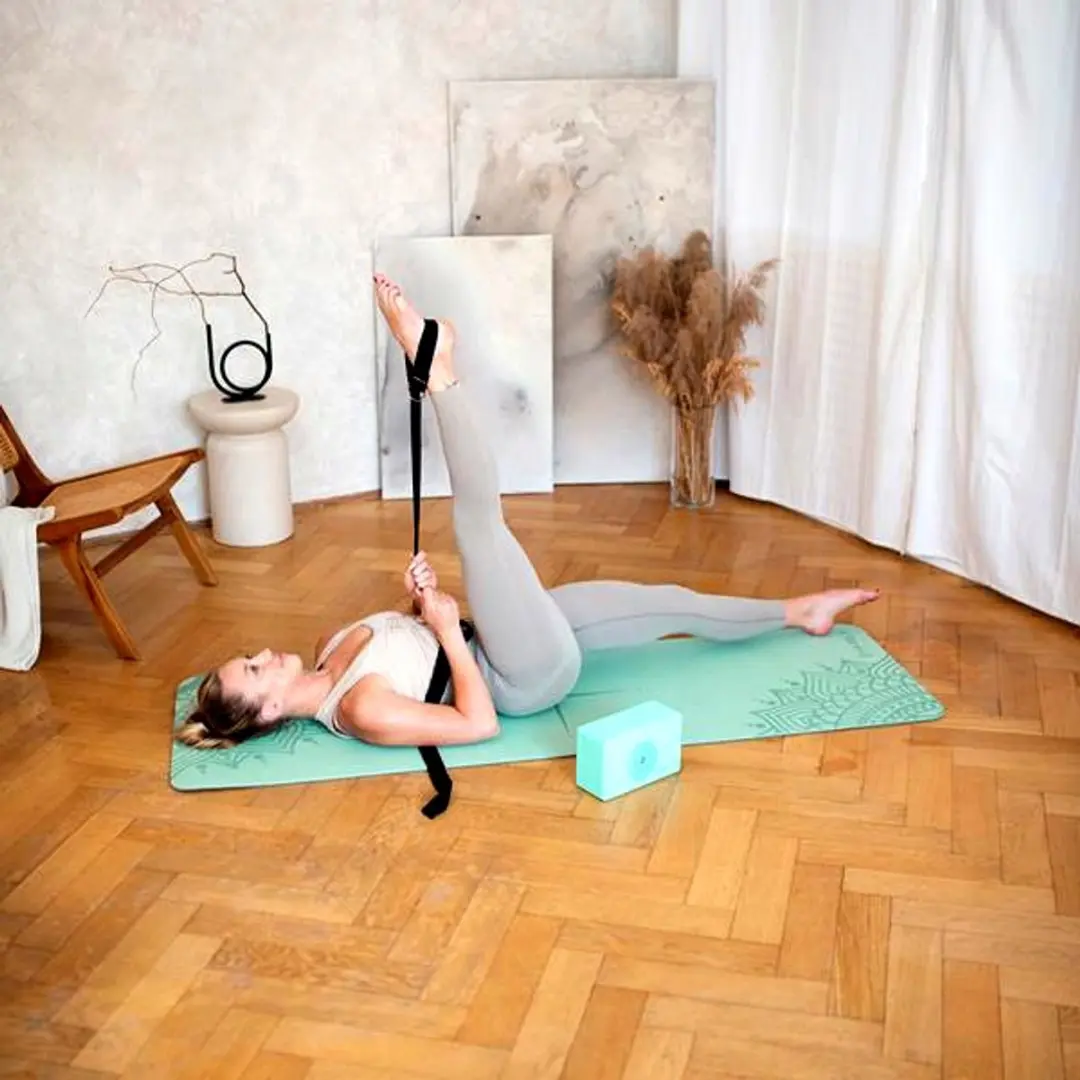 HMS Yoga Stretchband 3m - Zwart