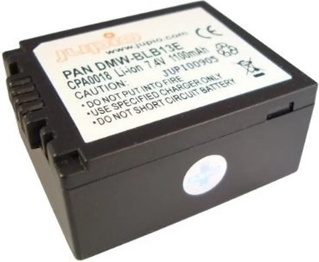 Jupio DMW-BLB13E Accu - 1100mAh - Compactcamera