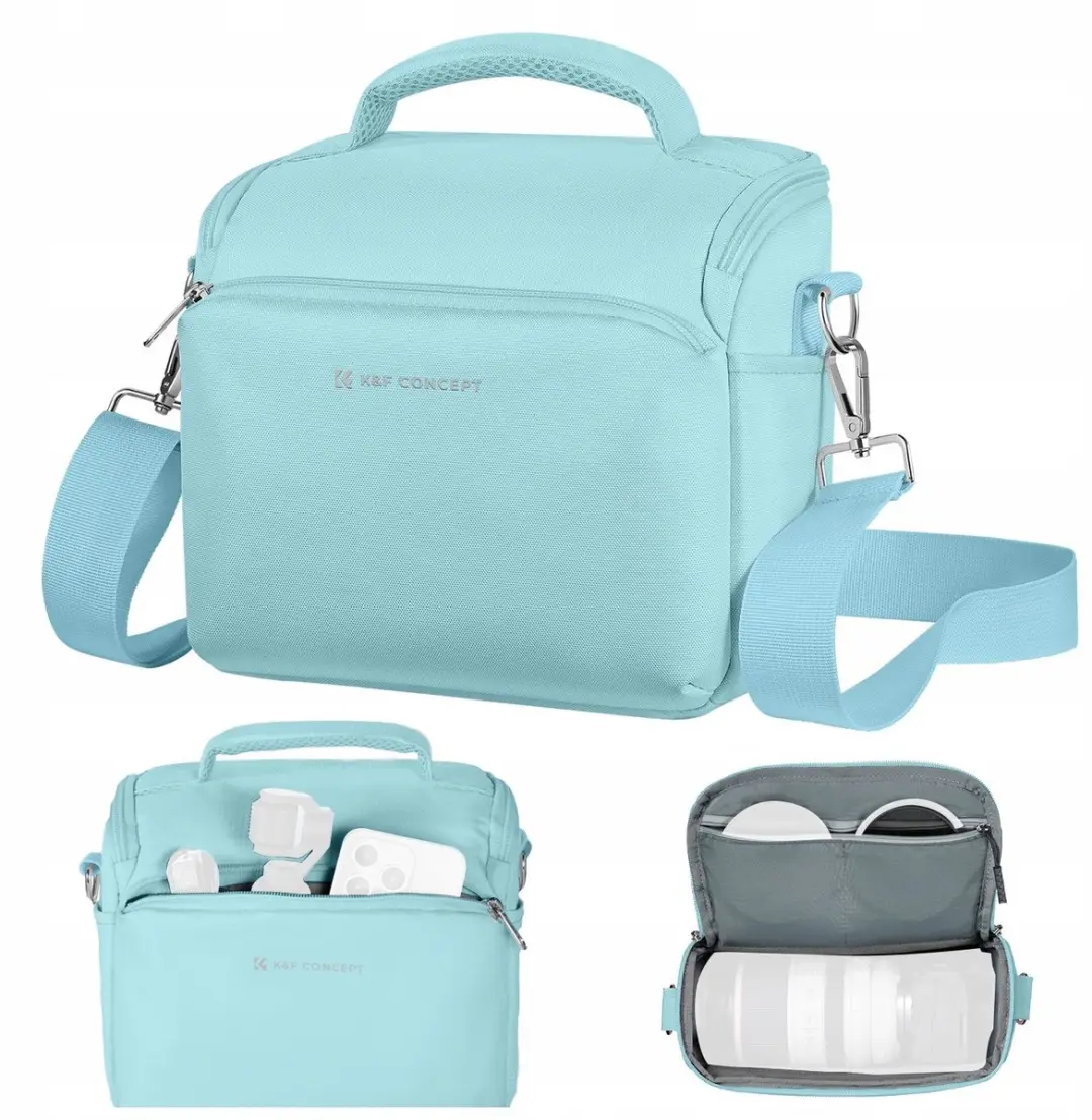 K&F Concept Camera Sling Bag 5L - Lichtblauw