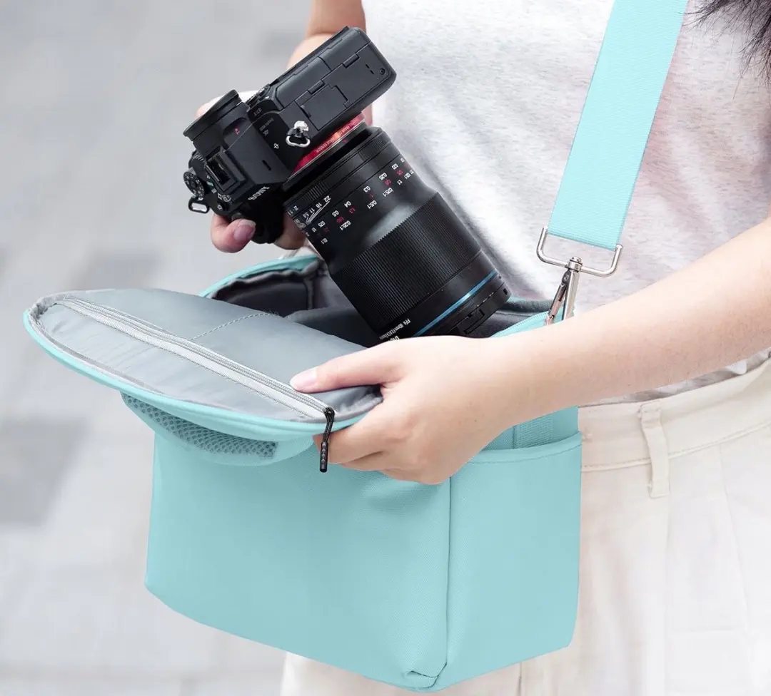 K&F Concept Camera Sling Bag 5L - Lichtblauw