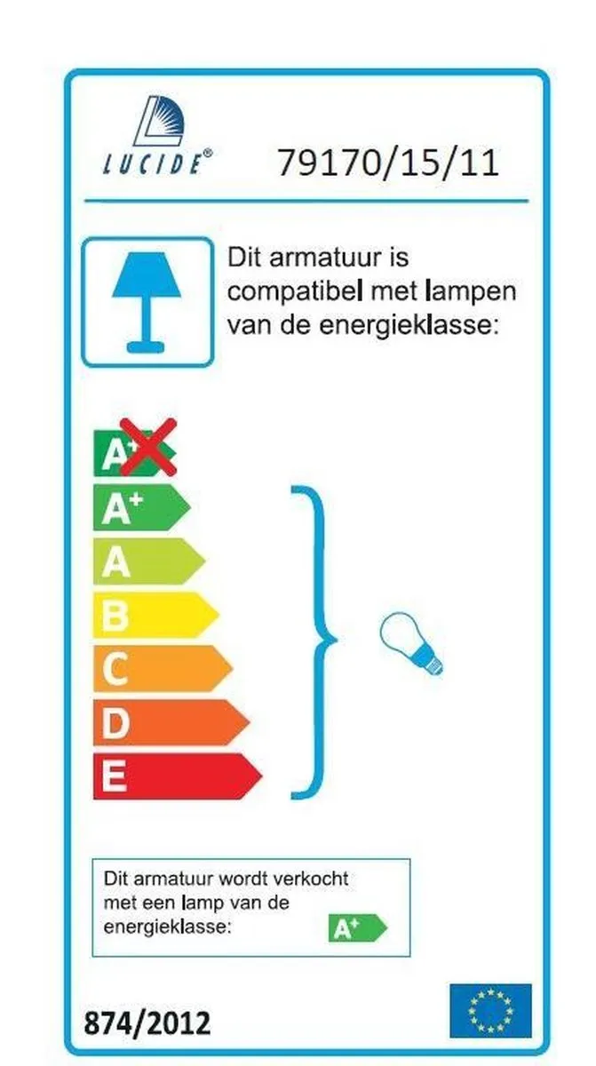 Lucide READY-LED Plafonnière Ø30cm - 5x5W GU10 3000K - Chroom