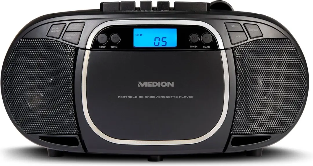 Medion MD44176 Boombox - 22W - Zwart