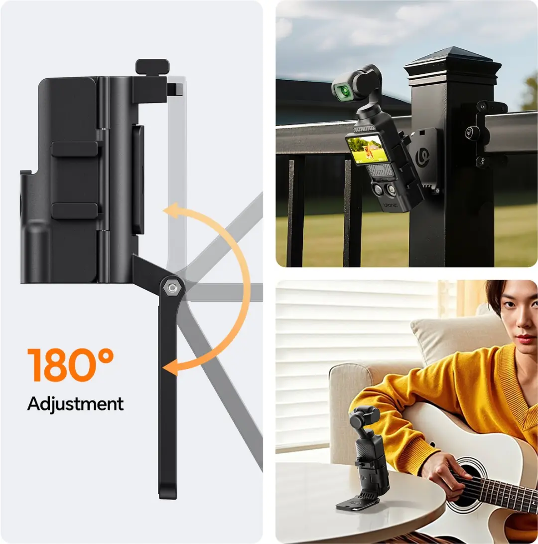 Ulanzi PK-15 Magnetische Beugel DJI Osmo Pocket 3 - Zwart