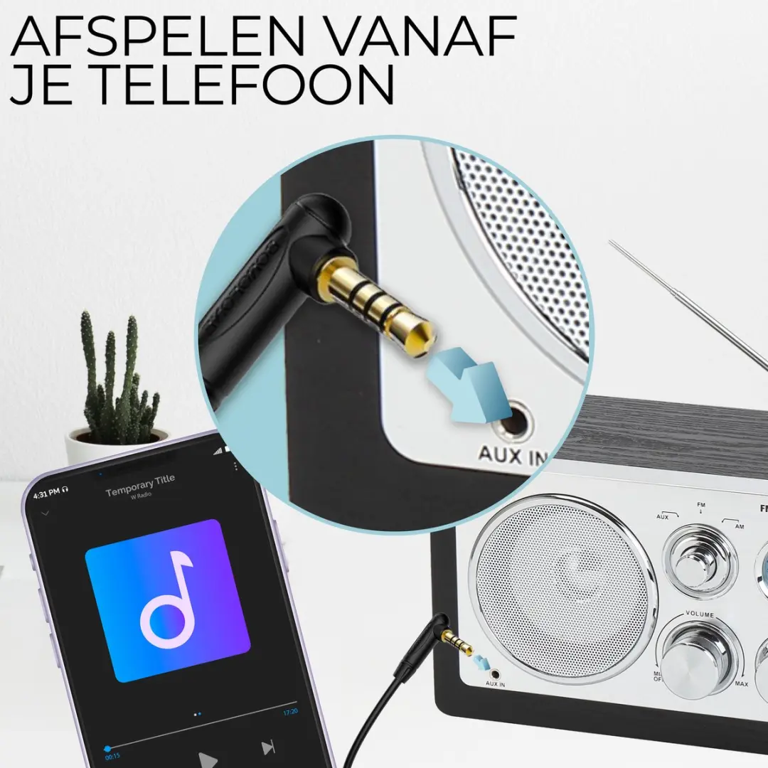 Denver TR63 Draagbare Radio - Zwart
